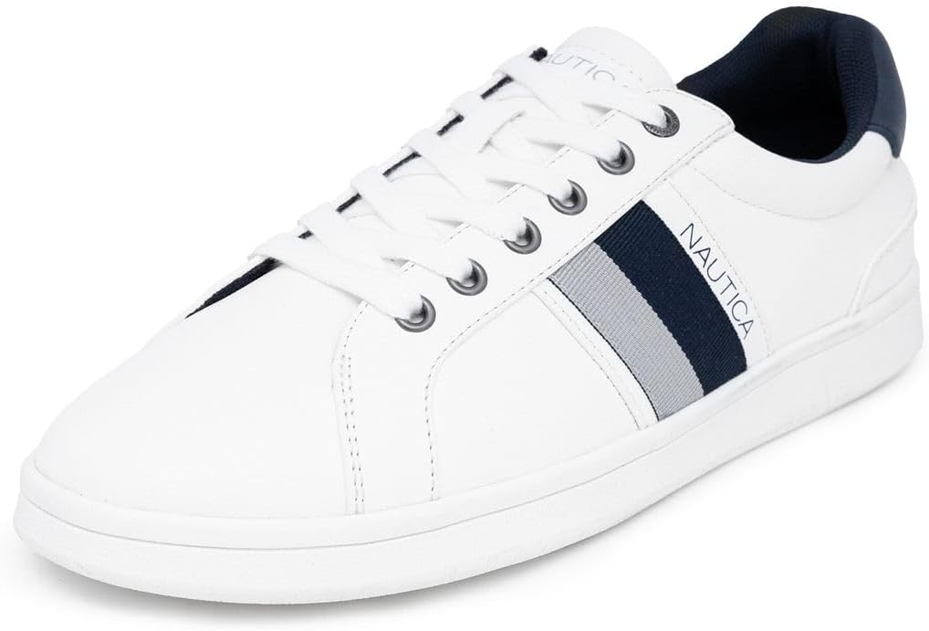 Nautica Men’s Classic Low-Top Fashion Sneakers