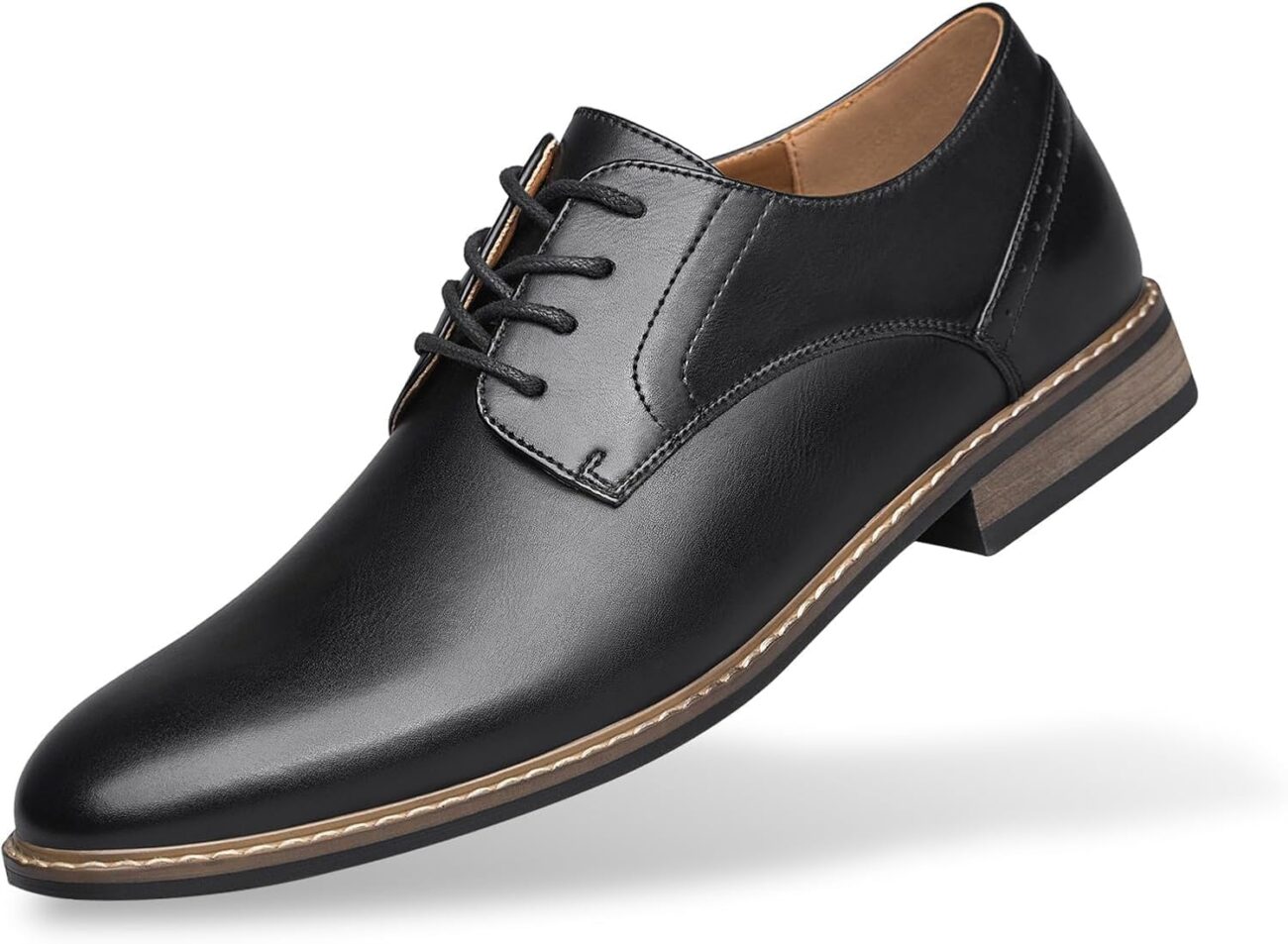 SILENTCARE Men’s Oxford Formal Dress Shoes Business Comfortable Classic Lace Up Shoes