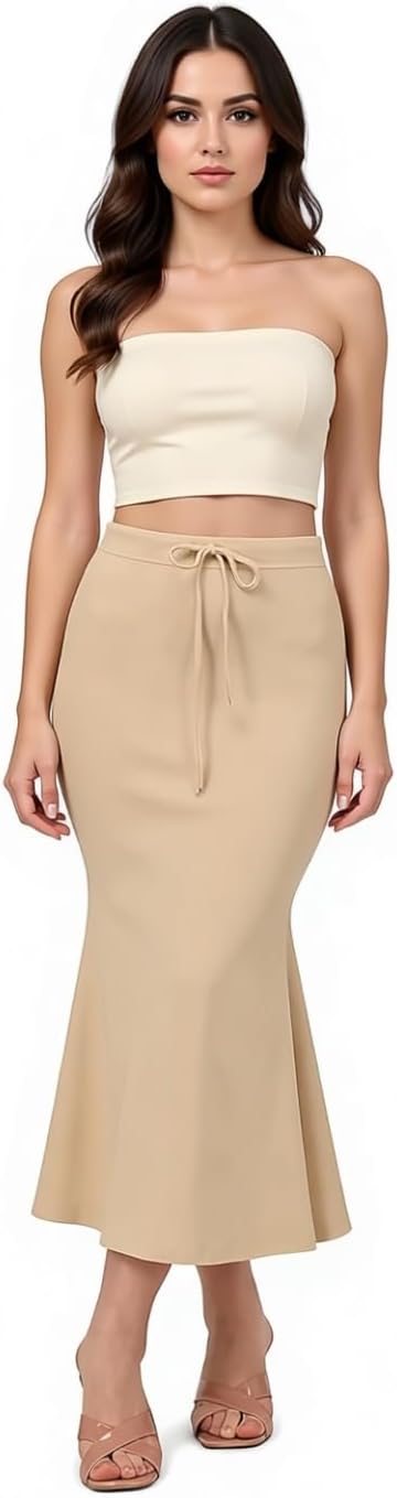 Saree Shapewear Petticoat for Women | Slim Fit Underskirt Comfortable Shapewear for Indian Ethnic Wear