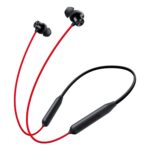 Original Deep Sound Wave Wireless Earphones Gaming Edition Compatible with OnePlus Z3 Bluetooth Neckband with Mic 12.4mm Drivers IP55 Hybrid Sound Tech (RED) (9R654)