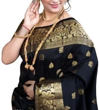 Women’s Pure Banarasi Silk Saree Kanjivaram Style Saree