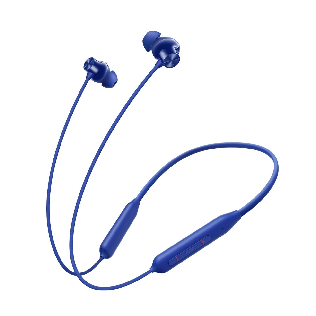 Original Travel-Ready Compatible with OnePlus Wireless Bullet Z2 Bluetooth Neckband with Long Battery & Mic Blue (MB6HG65) (MWER98)