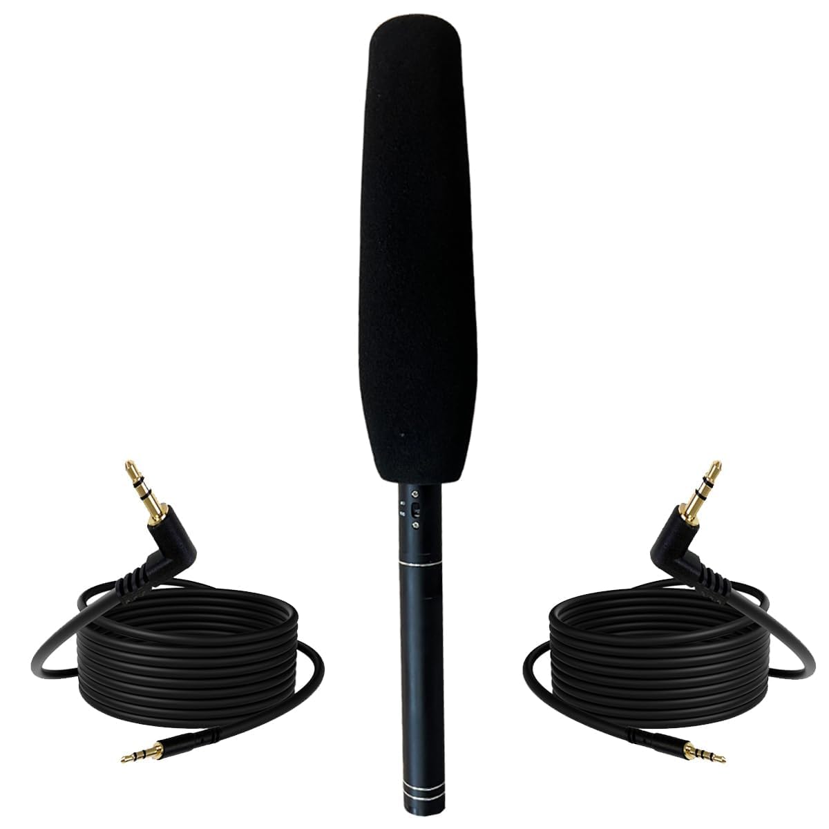 kh Shotgun Condenser Microphone for Mobile Phone, DSLR Cameras Reporter/Journalist/Interview/News/Youtubers/Reporting/Media/News/Tv Microphone/Mic