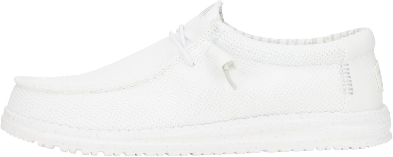 HEYDUDE Men’s Wally Stretch Sox Slip-On Loafer, Lightweight, Breathable, with Flex & Fold Outsole
