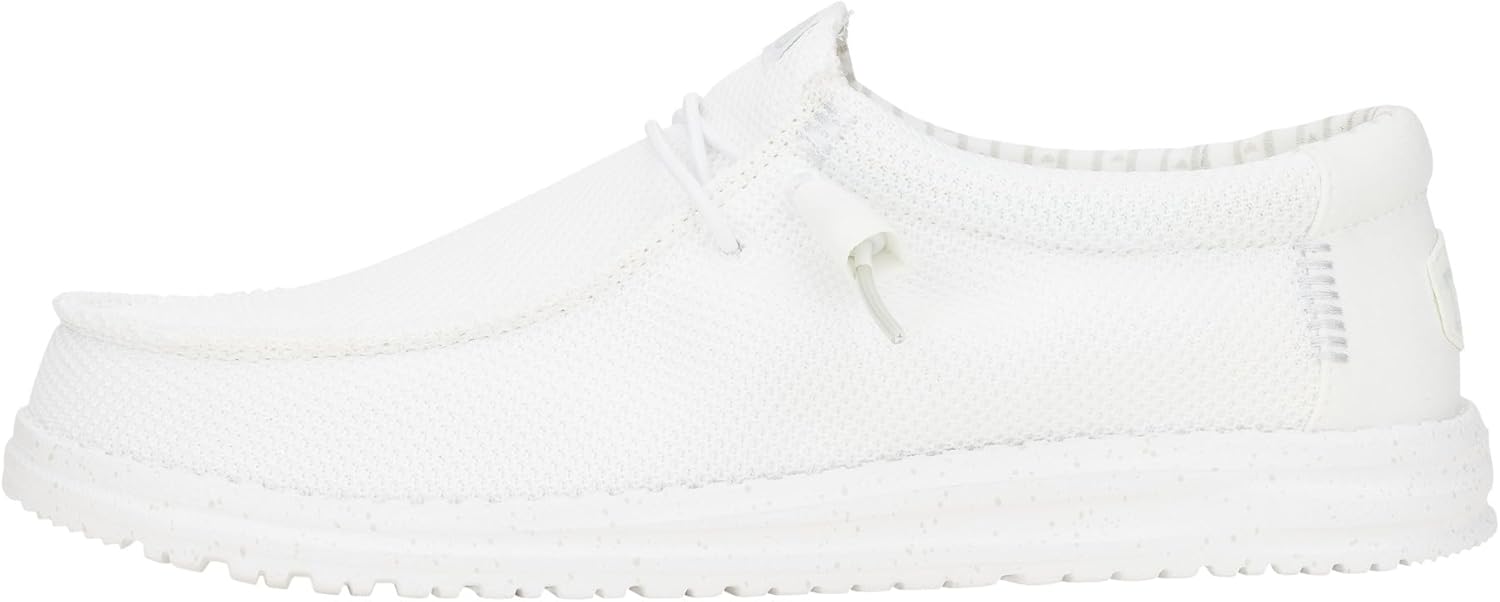 HEYDUDE Men’s Wally Stretch Sox Slip-On Loafer, Lightweight, Breathable, with Flex & Fold Outsole