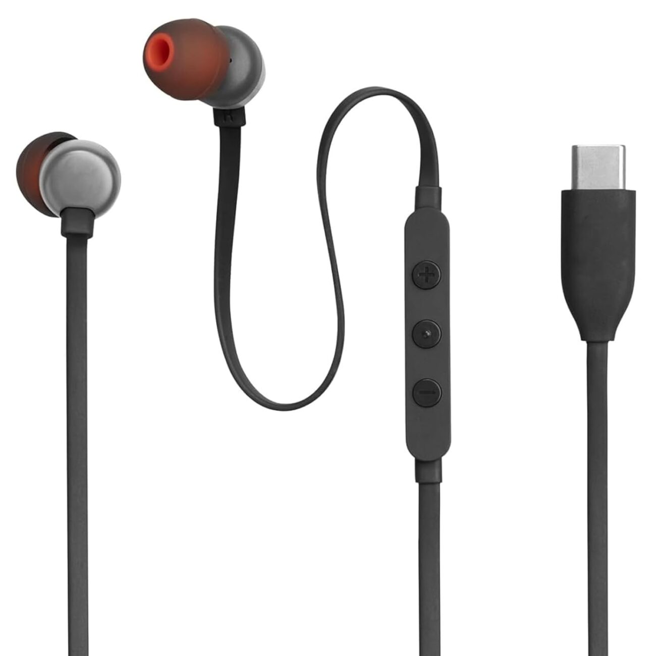 Original Type C Earphones for JBL Tune 310 C | USB-C Wired | Hi-Fi Audio | Noise-Free Calling | Ergonomic in-Ear Fit | Black