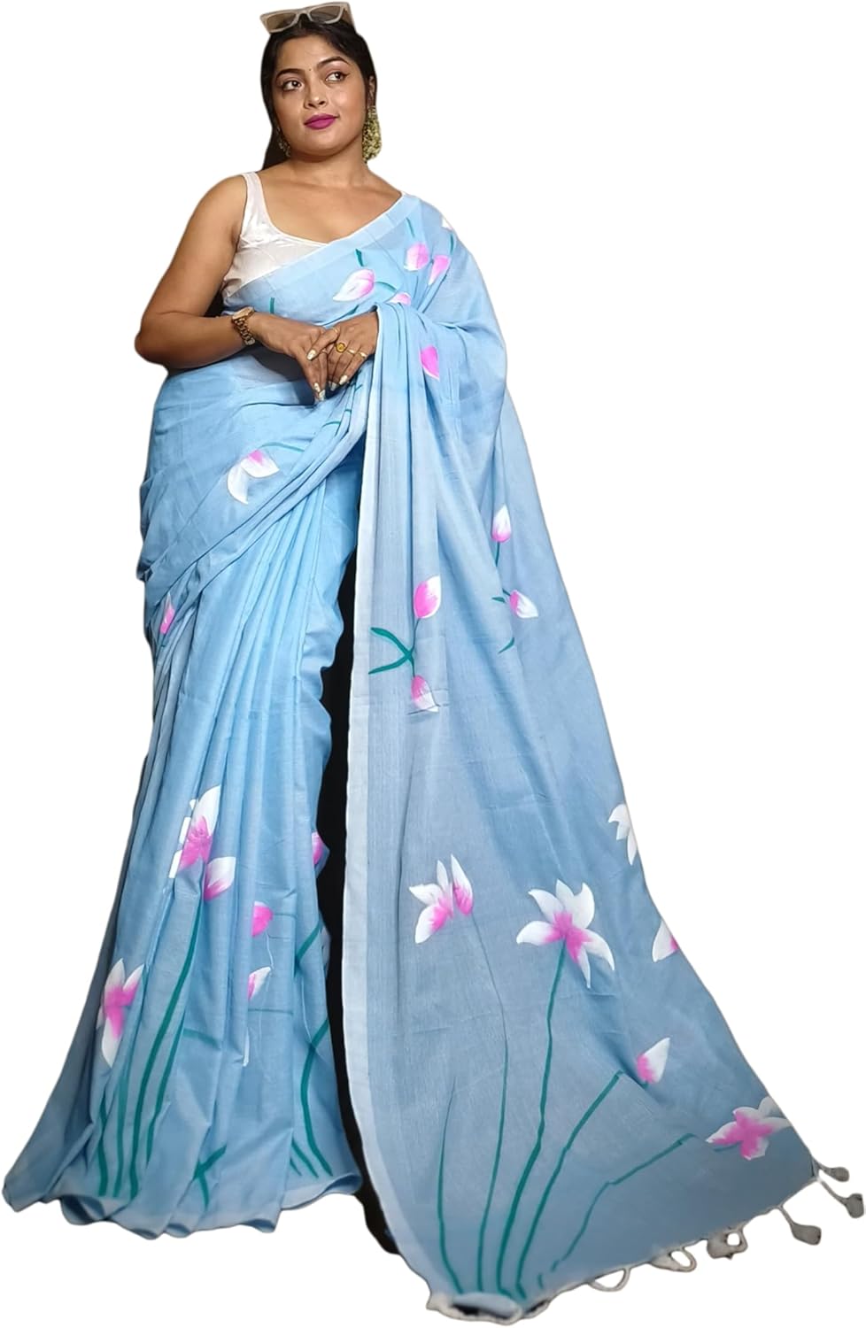 Aesthetic Pink Handloom Cotton Saree Collection – Traditional Elegance with Modern Charm