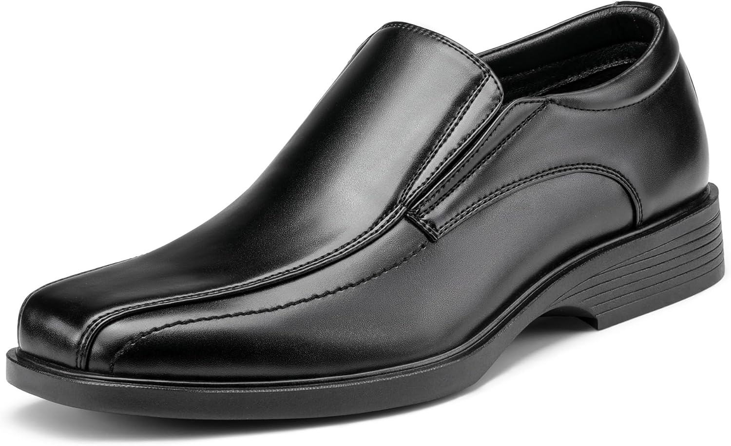 Bruno Marc Men’s Square Toe Dress Loafers Formal Shoes