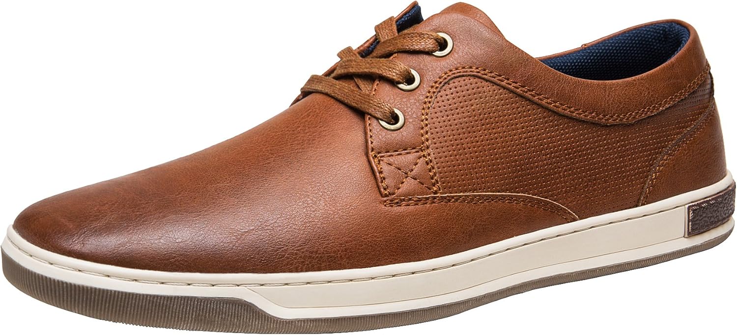Jousen Men’s Fashion Sneakers Classic Retro Casual Shoes for Men Breathable Business Dress Sneaker
