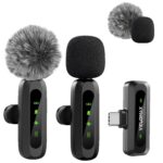 VELOMAX Mic for YouTube Wireless – Ultra-Clear Noise Reduction, 30M Stable Connection, Zero Latency, Plug & Play, Perfect Wireless mic for Youtubers Creators