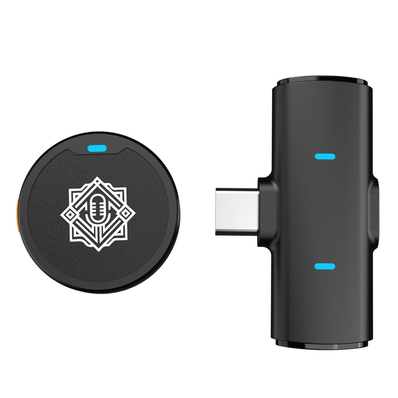 DIGIMORE Wireless Lavalier Microphone Latest 2026 Edition | Mic with Noise Reduction, Low Latency & Real-Time Monitoring | for Type-C & iPhone | Vlogging, Live, Interview (D-460 lite)