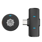 DIGIMORE Wireless Lavalier Microphone Latest 2026 Edition | Mic with Noise Reduction, Low Latency & Real-Time Monitoring | for Type-C & iPhone | Vlogging, Live, Interview (D-460 lite)