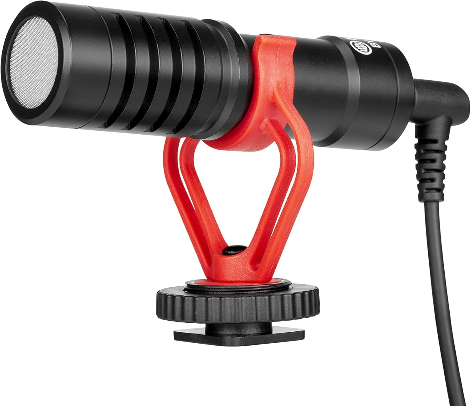 BOYA by-MM1 Super-Cardioid Shotgun Microphone Compatible with iPhone/Android Smartphones, DSLR Cameras Camcorders for Live Streaming Audio Recording