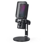 Akkord USB Condenser Microphone, Cardioid Polar Pattern, 192kHz/24Bit, Real-Time Monitoring, 40dB Sensitivity, 50Hz–16kHz Frequency Response, Plug Podcasting, Gaming, Streaming, Voice Recording