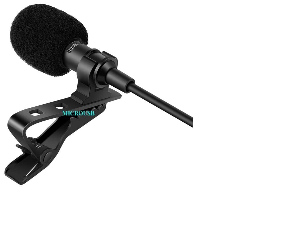 Mini Metal Clip | Recording Collar Mic | Omni Directional | Noise Isolation| Face Book Live | YouTube/News, Video – Voice Recording Interview, Studio, Bloggers