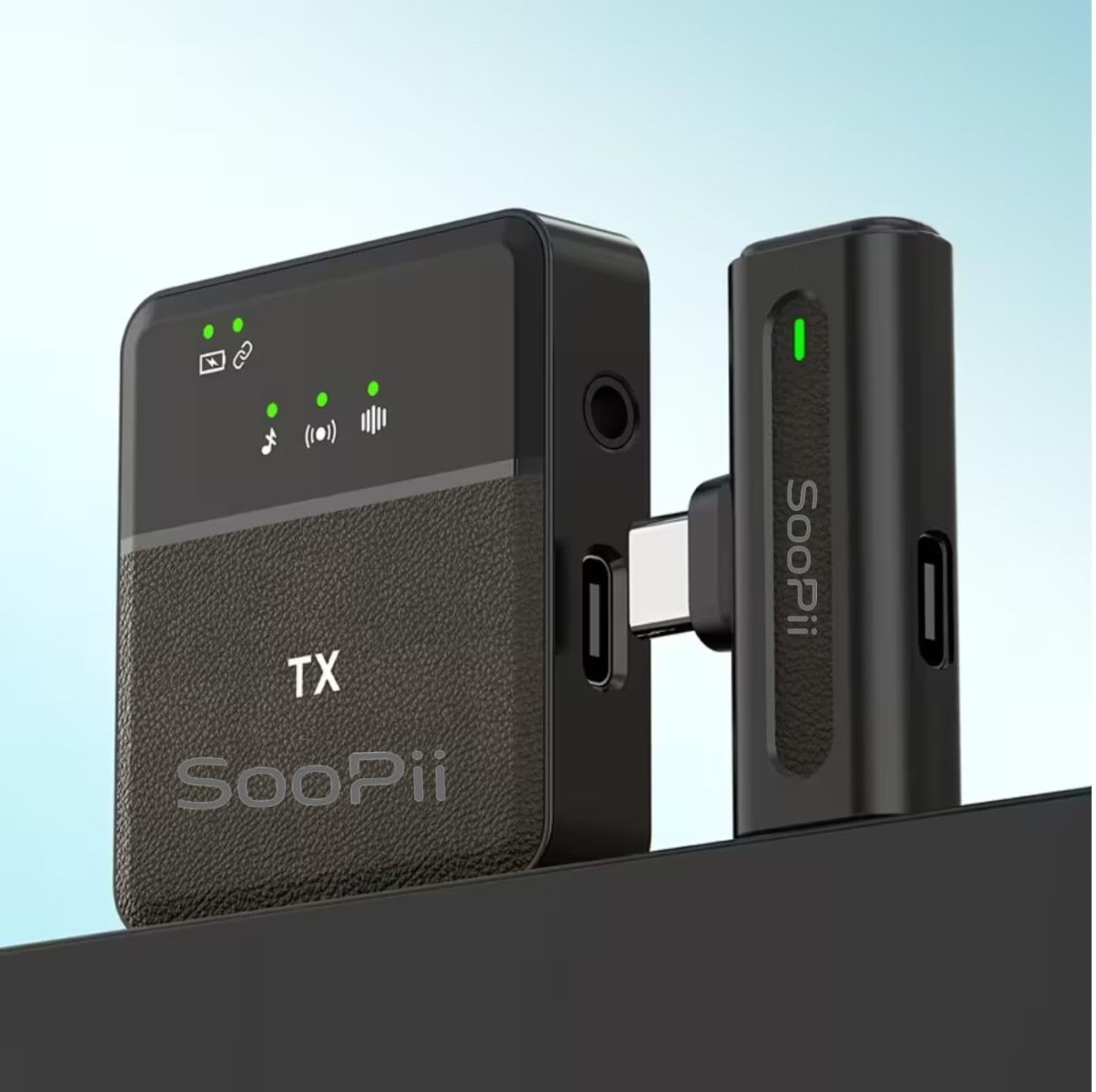 SOOPII Wireless Lavalier Microphone for Android, iOS, iPad Smartphones | Type-C Plug & Play Mic for YouTube, Reels, Vlogging, Online Teaching, Interviews | Noise Cancelling