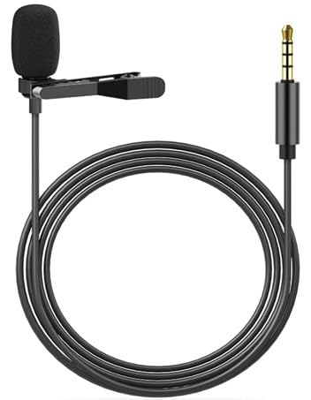 AT-MM775 Pro 3.5mm Clip Microphone for YouTube | Collar Mike for Voice Recording | Lapel Mic Mobile, PC, Laptop, Android Smartphones, DSLR Camera Microphone (Black)
