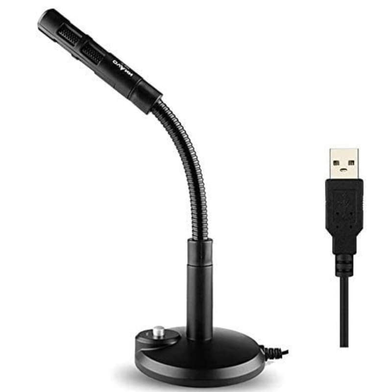 Lapras 𝟏𝟓 𝐘𝐞𝐚𝐫𝐬 𝐆𝐮𝐚𝐫𝐚𝐧𝐭𝐞𝐞, USB Desktop Condenser Microphone, Plug & Play Mic for PC, Laptop, Mac, PS4, 360° Gooseneck, LED Mute Indicator for Recording, YouTube, Gaming & Dictation