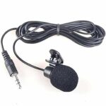 3.5mm Clip-on Collar Microphone for Voice Recording | Wired Lapel Mic with 3.5mm Jack for DSLR Camera, Mobile, Laptop, YouTube, Podcast, Online Classes & Interviews