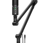 Sennheiser Profile Streaming Set with USB Mic, Boom Arm and Pouch | Plug & Play Design, for Podcasting & Streaming | Cardioid Condenser Capsule | 3m USB-C Cable Included | Black (700100)