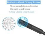 USB Microphone for PC – RGB Gaming & Streaming Mic with Noise Cancellation, Plug & Play USB Mic for Computer, Podcast, YouTube, Zoom & Recording